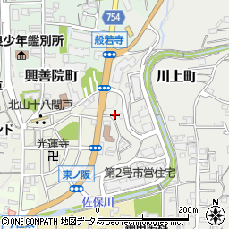 奈良県奈良市川上町419-15周辺の地図