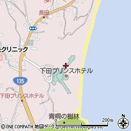 下田プリンスホテル周辺の地図