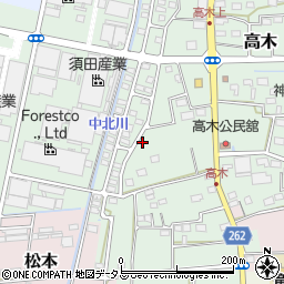 静岡県磐田市高木31周辺の地図