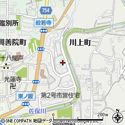 奈良県奈良市川上町392周辺の地図