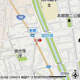 静岡県浜松市中央区本郷町1367周辺の地図