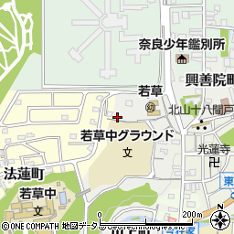 奈良県奈良市川上町521周辺の地図