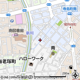 静岡県浜松市中央区寺島町5周辺の地図