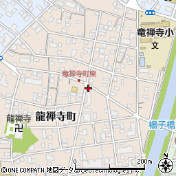 静岡県浜松市中央区龍禅寺町348周辺の地図