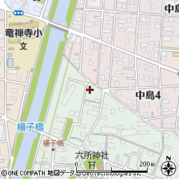 静岡県浜松市中央区楊子町1395周辺の地図