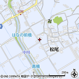 岡山県岡山市北区松尾406周辺の地図