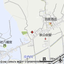 岡山県岡山市東区鉄543周辺の地図