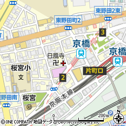 串かつバル サクサク亭 京橋本店周辺の地図