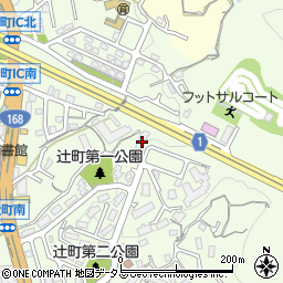 奈良県生駒市辻町437周辺の地図