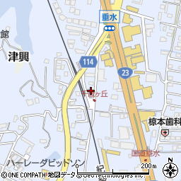 三重県津市垂水351-3周辺の地図