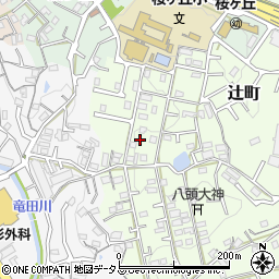 奈良県生駒市辻町882-158周辺の地図
