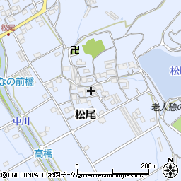 岡山県岡山市北区松尾423周辺の地図