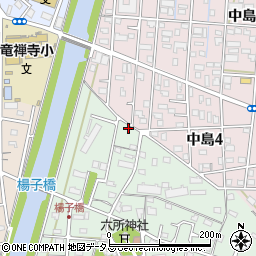 静岡県浜松市中央区楊子町1397周辺の地図