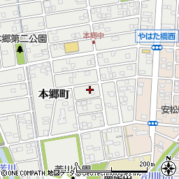 静岡県浜松市中央区本郷町1356周辺の地図