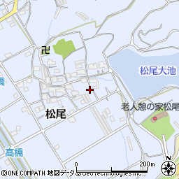 岡山県岡山市北区松尾747周辺の地図