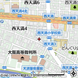 大阪法律事務員労組周辺の地図