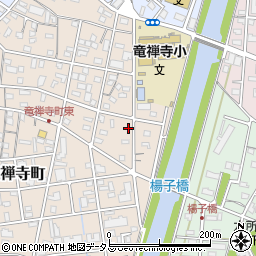 静岡県浜松市中央区龍禅寺町186周辺の地図