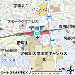 奈良市役所　西部出張所総務課周辺の地図