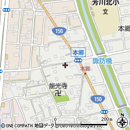 静岡県浜松市中央区本郷町81周辺の地図