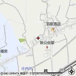 岡山県岡山市東区鉄498周辺の地図