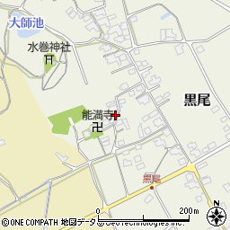 岡山県総社市黒尾周辺の地図