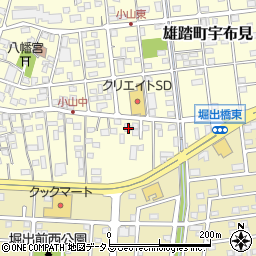 静岡県浜松市中央区雄踏町宇布見4174周辺の地図