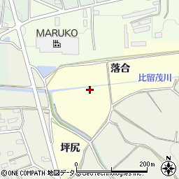 愛知県豊橋市小松原町（落合）周辺の地図
