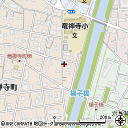 静岡県浜松市中央区龍禅寺町176周辺の地図