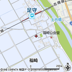 岡山県岡山市北区福崎203-1周辺の地図