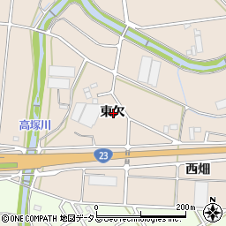 愛知県豊橋市野依町東欠周辺の地図
