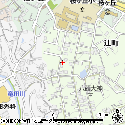 奈良県生駒市辻町882-157周辺の地図