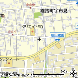 静岡県浜松市中央区雄踏町宇布見4165周辺の地図