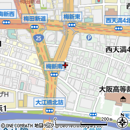アメリカ合衆国総領事館（大阪・神戸）周辺の地図