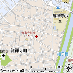 静岡県浜松市中央区龍禅寺町242周辺の地図
