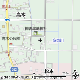 静岡県磐田市高木248周辺の地図