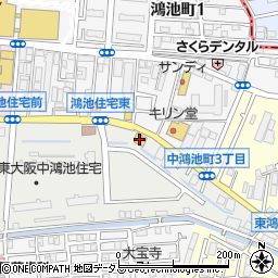 サンマルク鴻池店周辺の地図