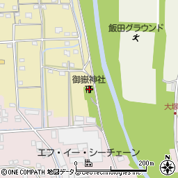 静岡県浜松市中央区下飯田町250周辺の地図