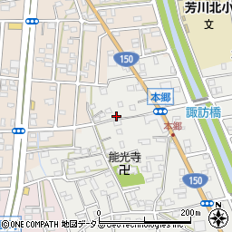 静岡県浜松市中央区本郷町47周辺の地図