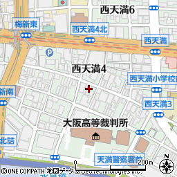 株式会社ベイサイドリアルター梅田ブランチ周辺の地図