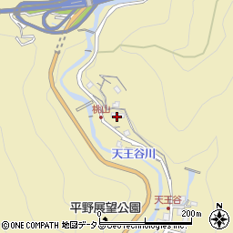 兵庫県神戸市兵庫区平野町天王谷奥東服周辺の地図