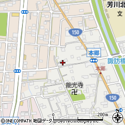 静岡県浜松市中央区本郷町55周辺の地図