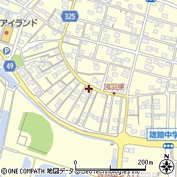 静岡県浜松市中央区雄踏町宇布見8835周辺の地図