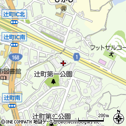 奈良県生駒市辻町341-1周辺の地図