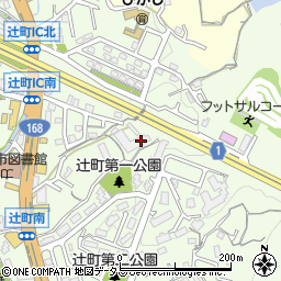 奈良県生駒市辻町341周辺の地図