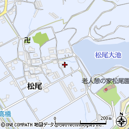 岡山県岡山市北区松尾742周辺の地図