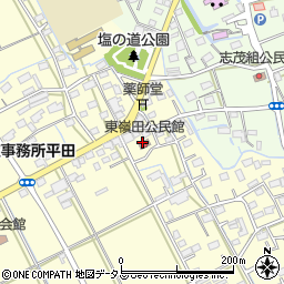 東嶺田公民館周辺の地図