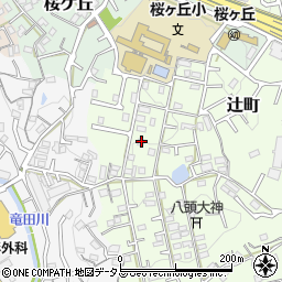 奈良県生駒市辻町882-20周辺の地図