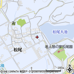 岡山県岡山市北区松尾741-1周辺の地図