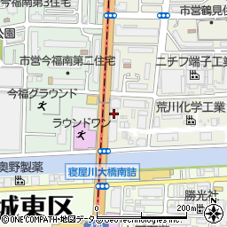 荒川化学工業大阪工場周辺の地図