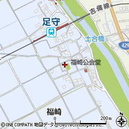 岡山県岡山市北区福崎204周辺の地図